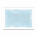 Watercolor Sympathy Sympathy Card - Silver Lined White Envelope